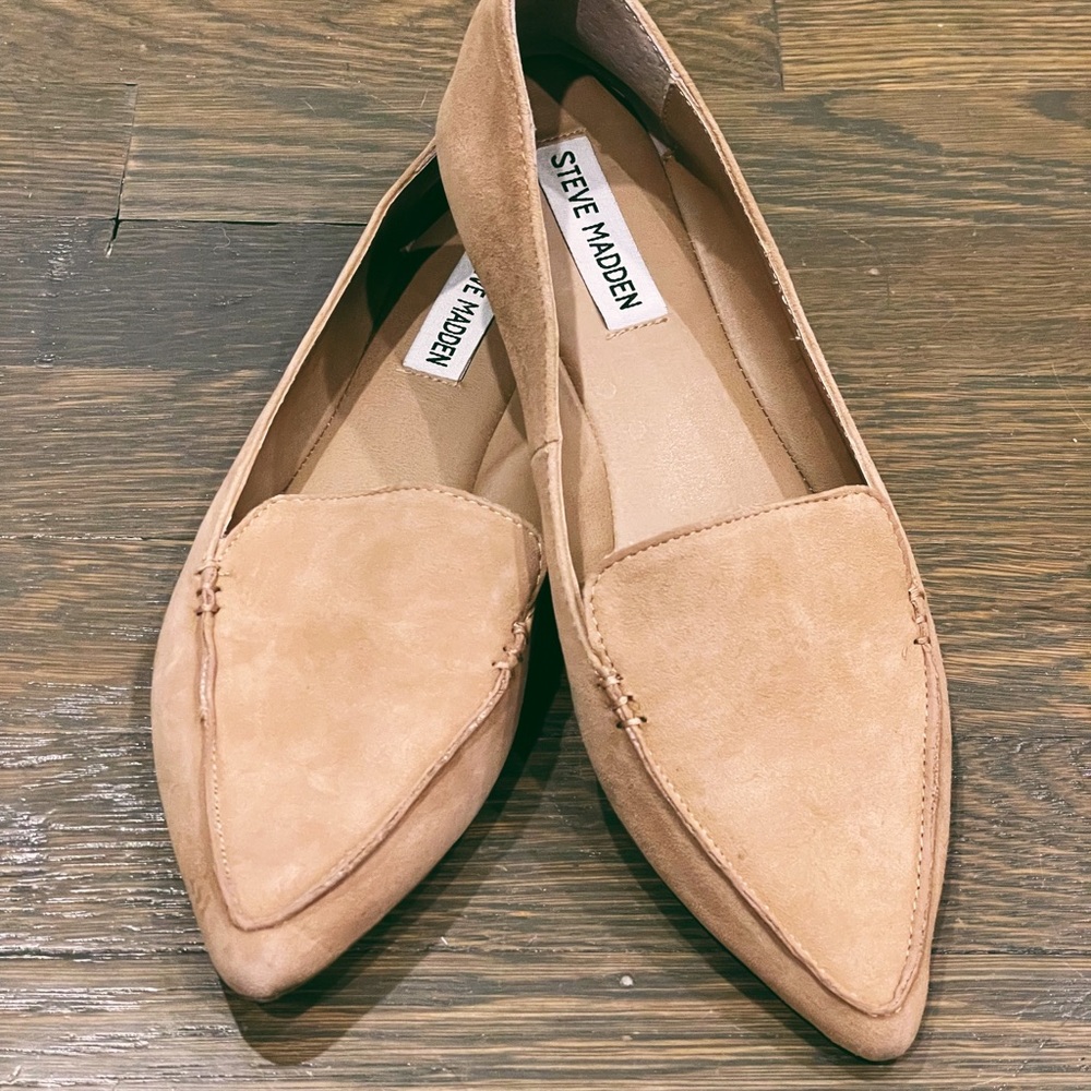 Steve Madden Suede Loafer - Camel